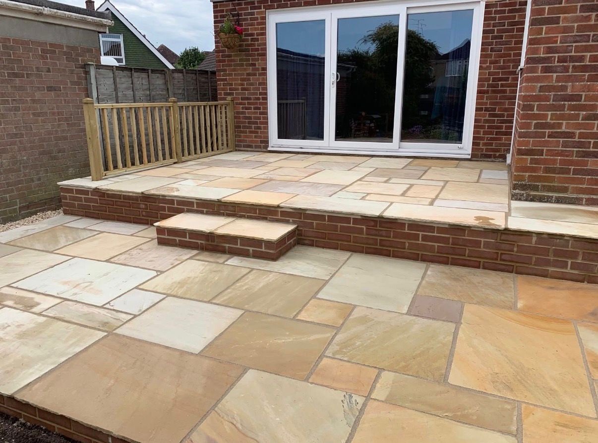 Paving project by P.A. Vine & Son, Yeovil, Somerset