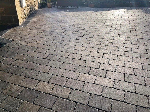 Paving project by P.A. Vine & Son, Yeovil, Somerset